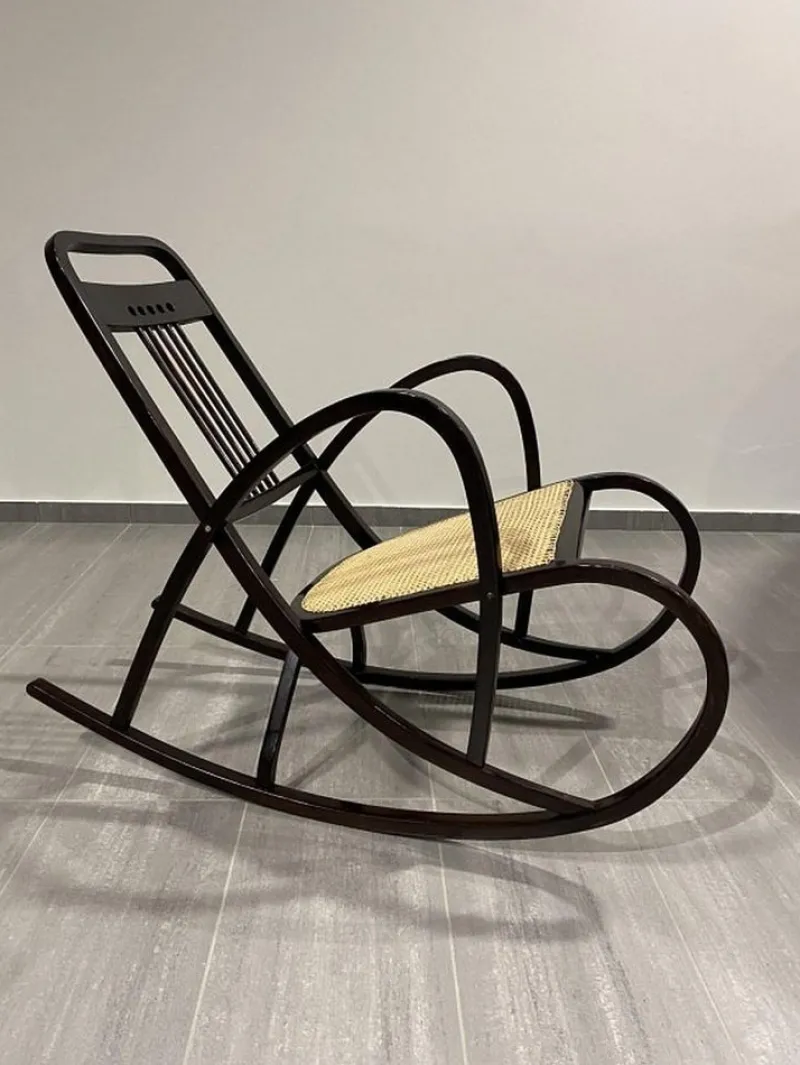 Pamono Secession Rocking Chair by Marcel Kammerer for Thonet, 1890s> Rocking Chairs