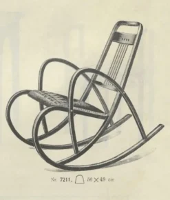 Pamono Secession Rocking Chair by Marcel Kammerer for Thonet, 1890s><noscript><img width=