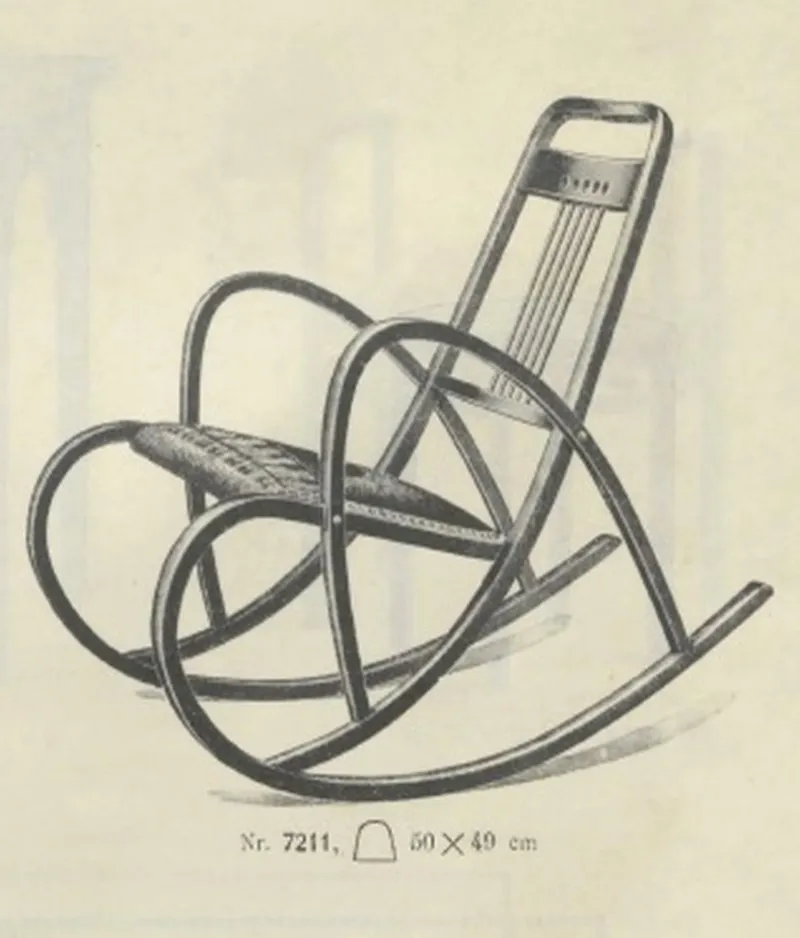 Pamono Secession Rocking Chair by Marcel Kammerer for Thonet, 1890s> Rocking Chairs