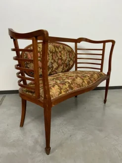 Pamono Secession Seating Group by Otto Wagner, 1890s, Set of 3><noscript><img width=