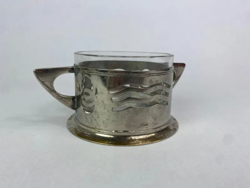 Pamono Secession Sugar Bowl attributed to Argentor Wien, 1890s> Coffee & Tea Service