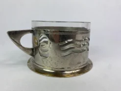 Pamono Secession Sugar Bowl attributed to Argentor Wien, 1890s><noscript><img width=