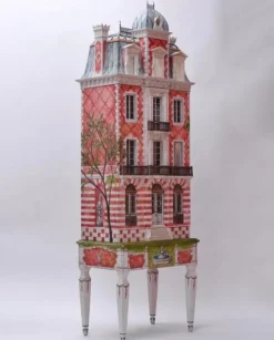 Pamono Second Empire Red Brick Doll House by Eric Lansdown> Decorative Objects