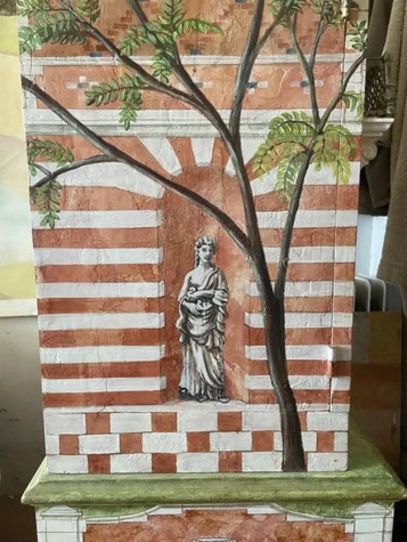 Pamono Second Empire Red Brick Doll House by Eric Lansdown> Decorative Objects
