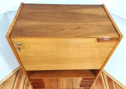Pamono Secretaire attributed to Frantisek Mezulanik for Up Závody, Former Czechoslovakia, 1960s><noscript><img width=