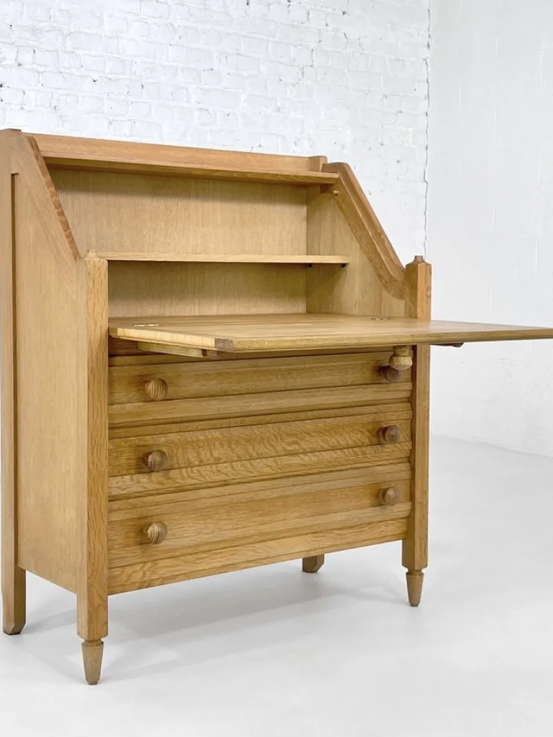 Pamono Secretaire by Guillerme and Chambron, 1950s> Secretaires