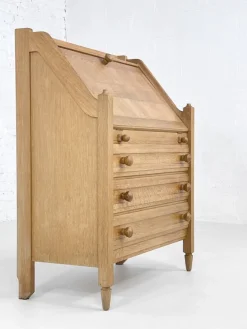 Pamono Secretaire by Guillerme and Chambron, 1950s><noscript><img width=