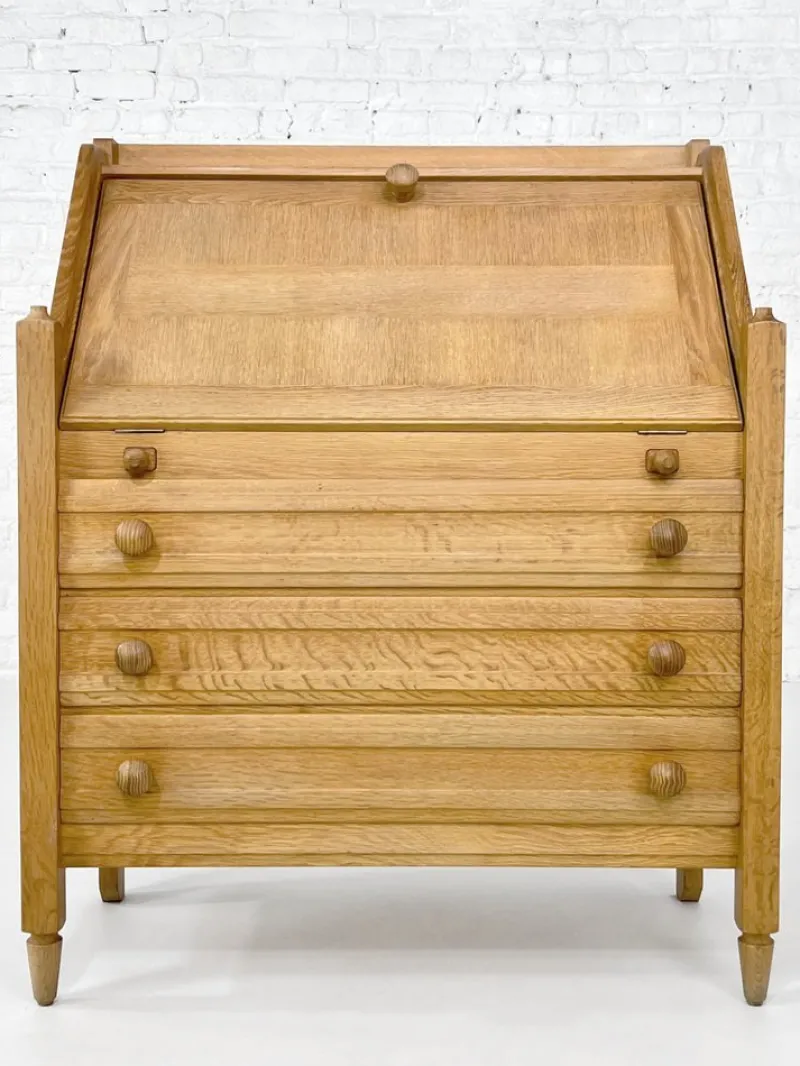 Pamono Secretaire by Guillerme and Chambron, 1950s> Secretaires