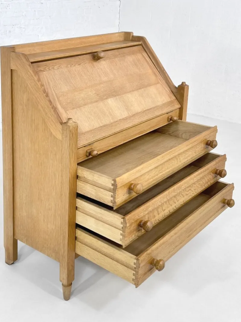 Pamono Secretaire by Guillerme and Chambron, 1950s> Secretaires