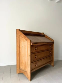 Pamono Secretaire by Guillerme Et Chambron, 1940s><noscript><img width=