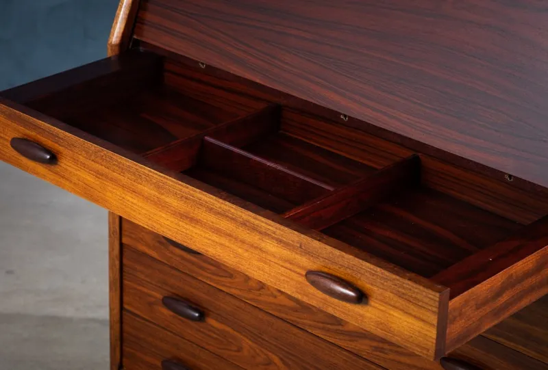 Online Pamono Secretaire in Rosewood from Dyrlund, Denmark, 1970s
