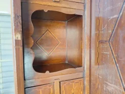 Hot Pamono Secretaire with Flap by Lorenzo Lorenzi, 1830