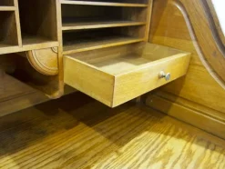 Pamono Secretary Desk in Oak><noscript><img width=