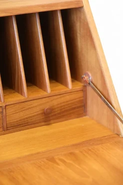 Pamono Secretary in Teak Denmark by H.W. Klein for Bramin, 1960s><noscript><img width=
