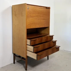 Pamono Secretary/Highboard, Frantisek Mezulanik for Up Zavody, 1963><noscript><img width=