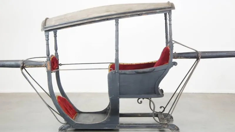 Pamono Sedan Chair Carriage, Late 19th Century> Garden Seating