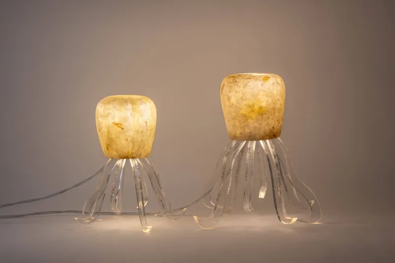 Pamono Seeba Bubbly Classic Tapered Table Lamp by Material Lights> Table Lamps