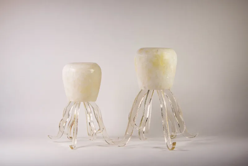 Pamono Seeba Bubbly Classic Tapered Table Lamp by Material Lights> Table Lamps