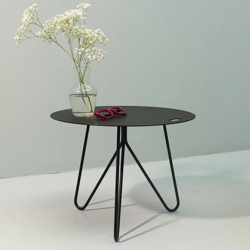 Pamono Seis Center Table in Black by Mendes Macedo for Galula> Garden Tables