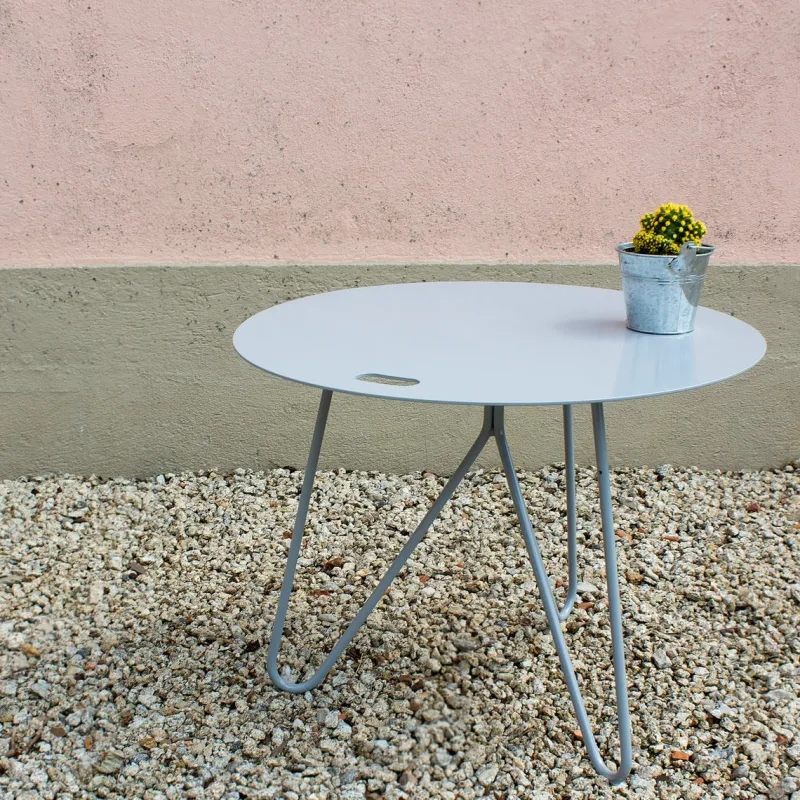 New Pamono Seis Center Table in Grey by Mendes Macedo for Galula
