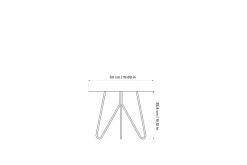 New Pamono Seis Center Table in Grey by Mendes Macedo for Galula