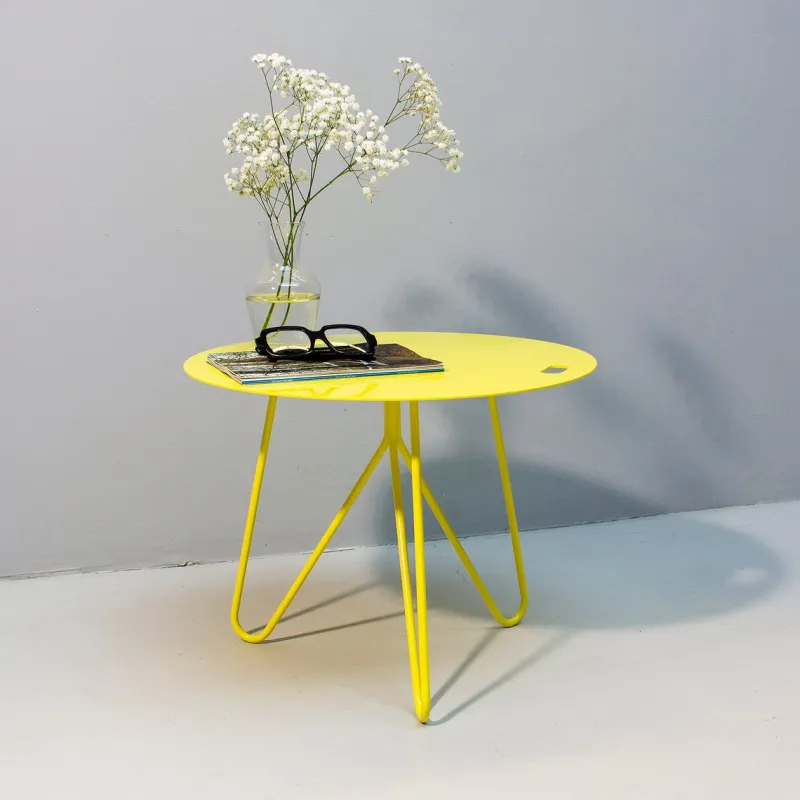 Clearance Pamono Seis Center Table in Yellow by Mendes Macedo for Galula