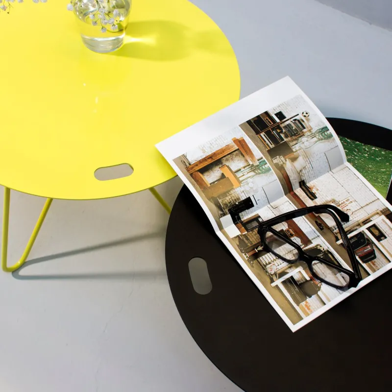 Clearance Pamono Seis Center Table in Yellow by Mendes Macedo for Galula