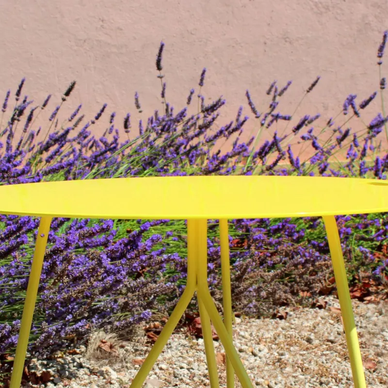 Clearance Pamono Seis Center Table in Yellow by Mendes Macedo for Galula