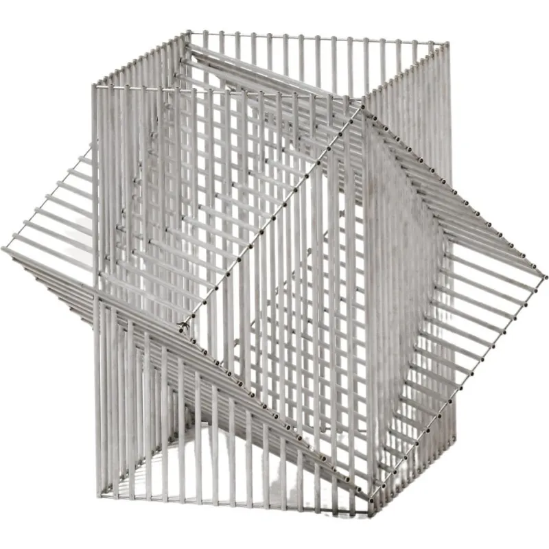 New Pamono Sektorn Mekanik Sculpture in Aluminum by Bertil Herlow Svensson, 1960s
