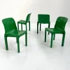 Online Pamono Selene Chairs by Vico Magistretti for Artemide, 1970s, Set of 4