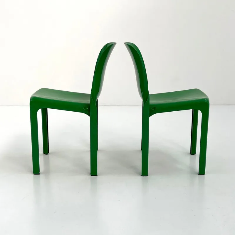 Online Pamono Selene Chairs by Vico Magistretti for Artemide, 1970s, Set of 4