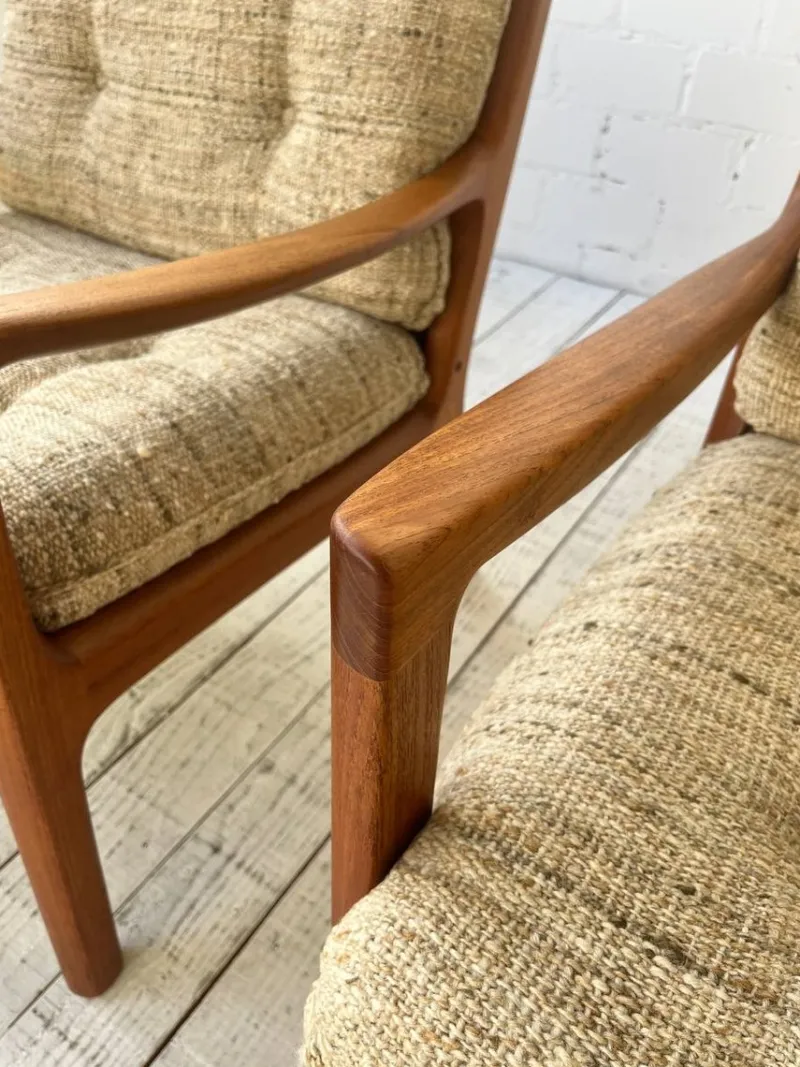 Pamono Senator Easy Chairs by Ole Wanscher for Cado, 1960s, Set of 2> Lounge Chairs & Armchairs