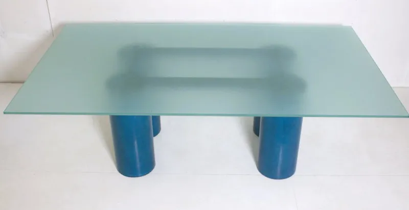 Pamono Serenissimo Dining Table by Lella & Massimo Vignelli for Acerbis, 1980> Dining Tables & Sets