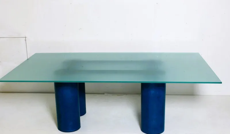 Pamono Serenissimo Dining Table by Lella & Massimo Vignelli for Acerbis, 1980> Dining Tables & Sets