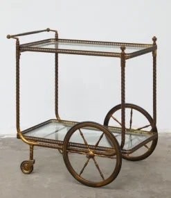 Pamono Serving Bar Cart, 1950s><noscript><img width=