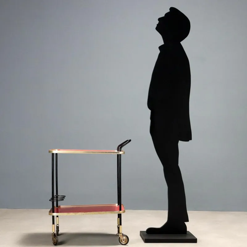 Outlet Pamono Serving Bar Cart, 1960s