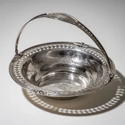 Discount Pamono Serving Bowl in Sterling Silver with Handle
