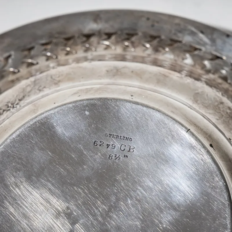 Discount Pamono Serving Bowl in Sterling Silver with Handle