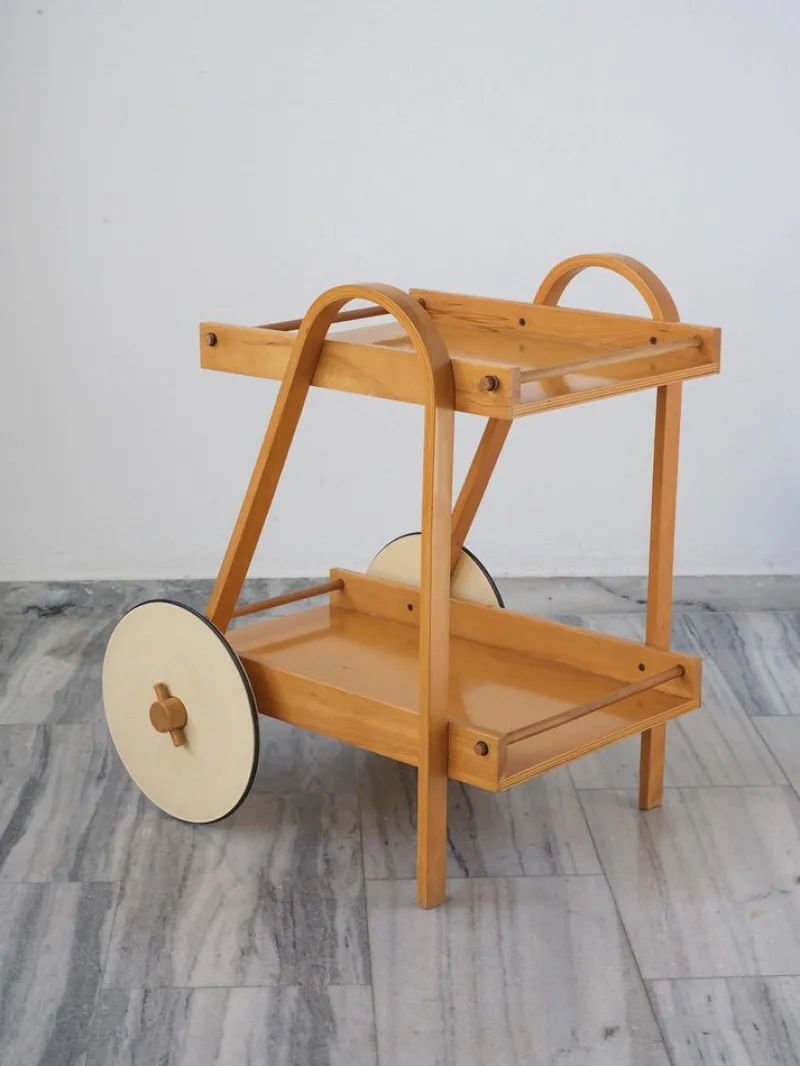 Pamono Serving Trolley by Enolinea, 1980s> Serving Bar Carts & Trolleys