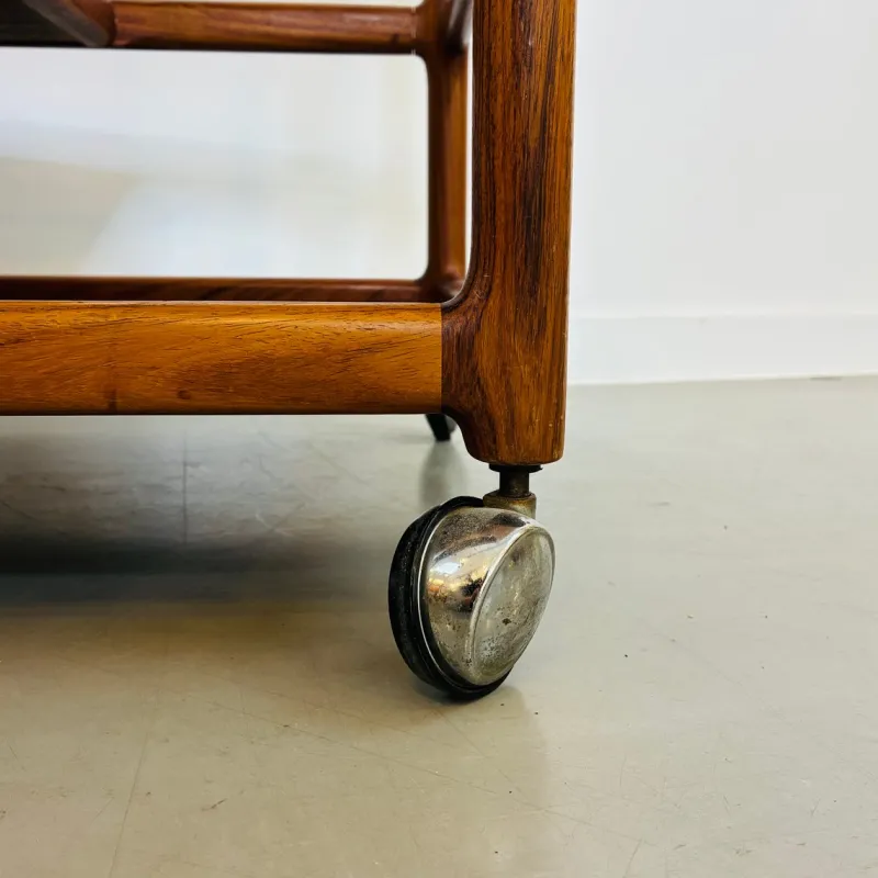 Pamono Serving Trolley by Johannes Andersen for CFC Silkeborg, 1960s> Serving Bar Carts & Trolleys