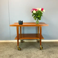 Pamono Serving Trolley in Teak, 1960s
