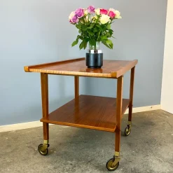 Pamono Serving Trolley in Teak, 1960s
