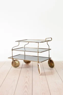Clearance Pamono Serving Trolley Model B 889 by Josef Frank for Svenskt Tenn, Sweden, 1930s