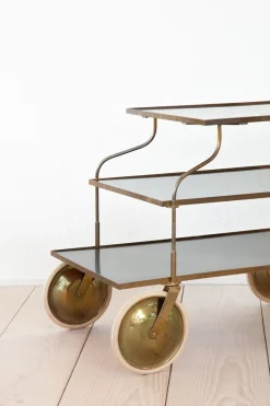 Clearance Pamono Serving Trolley Model B 889 by Josef Frank for Svenskt Tenn, Sweden, 1930s