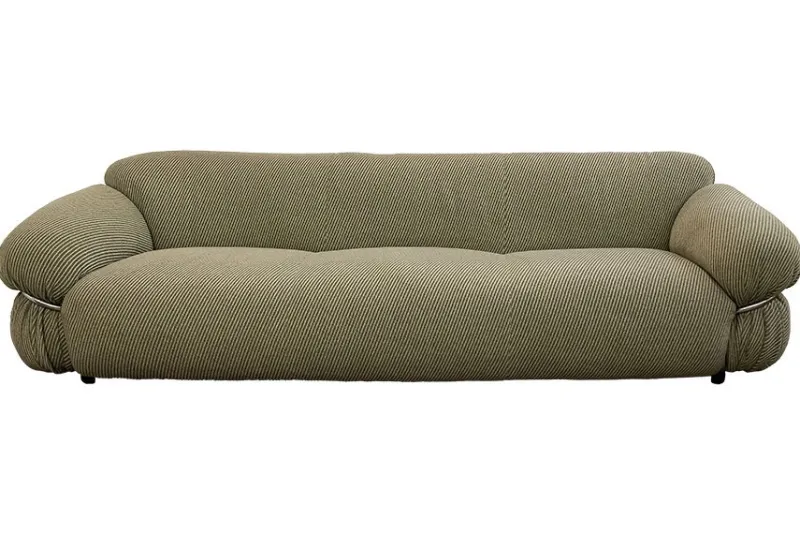 Pamono Sesann Sofa and Armchairs by Gianfranco Frattini for Cassina, 1970, Set of 3> Living Room Sets