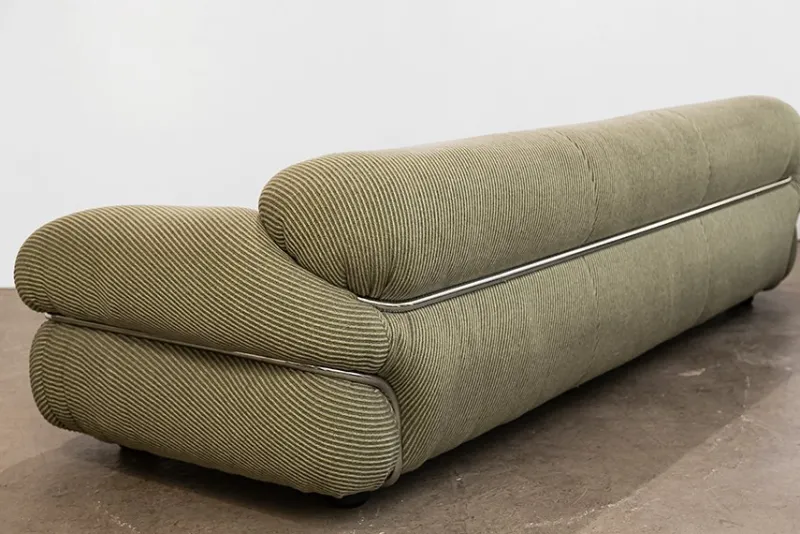 Pamono Sesann Sofa and Armchairs by Gianfranco Frattini for Cassina, 1970, Set of 3> Living Room Sets