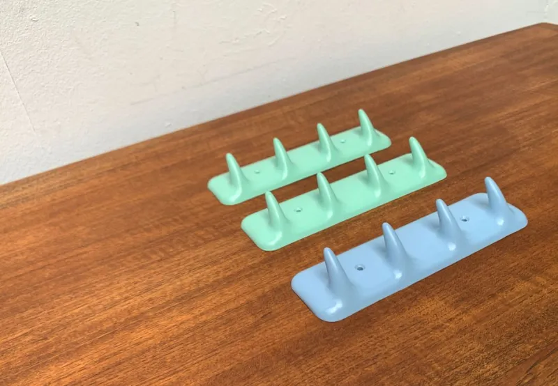 Discount Pamono Sesia Hook Bar Warderobe or Towel Holder from CM Brevettato, Italy, 1960s, Set of 3