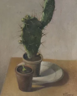 Pamono Sestilio Piccari, Italian Still Life, 1930s, Oil on Canvas><noscript><img width=