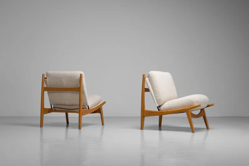 Pamono Set of 790 Lounge Chairs by Joseph André Motte for Steiner, France, 1960s> Lounge Chairs & Armchairs