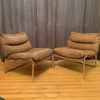 Pamono Set of Armchairs attributed to Gillis Lundgren for Ikea, Sweden, 1970s